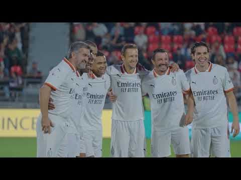 A match between the Georgian and world football stars