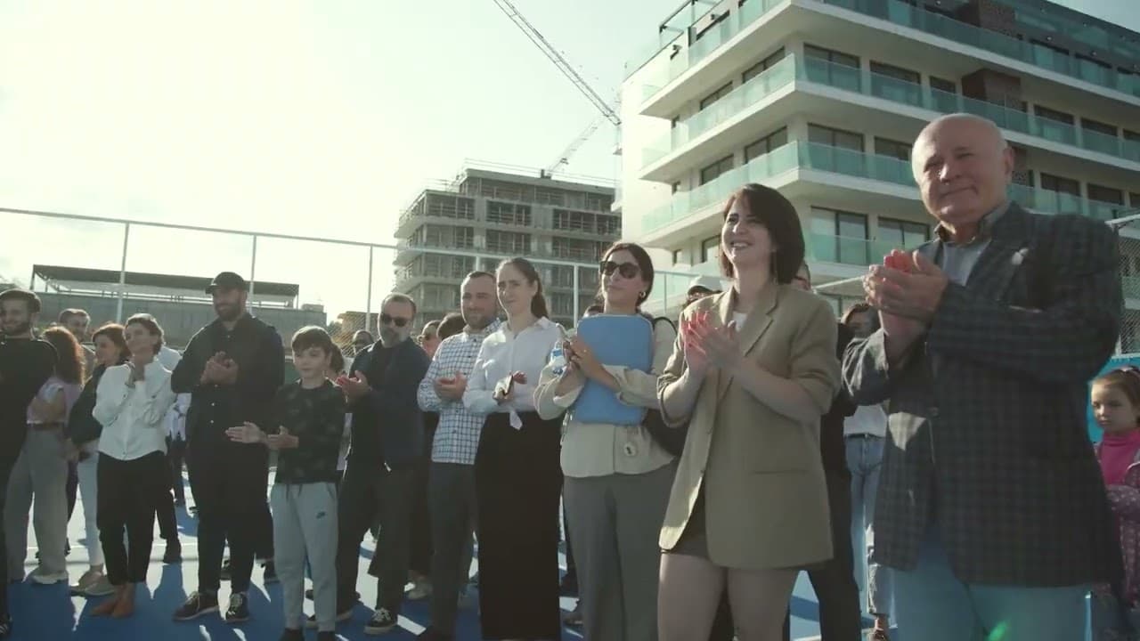 Opening of the new tennis court in “Krtsanisi Resort Residence”, named after Nikoloz Basilashvili