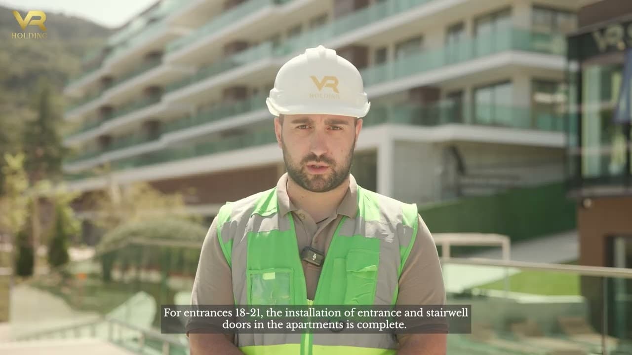 Ход строительства VR Krtsanisi Resort Residence 07.04.2025