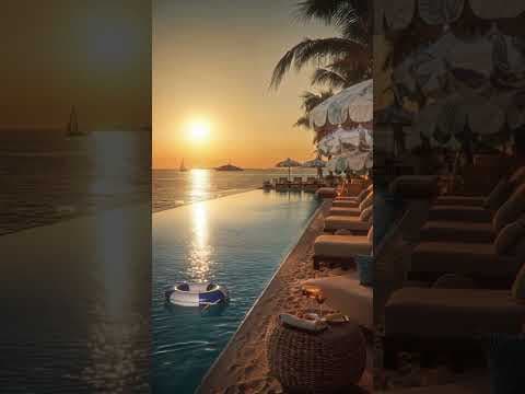 The main space of VR Shekvetili Forest~Beach | By Paragraph’s Beach Club is decorated with an abstract work by artist Musya Qeburia