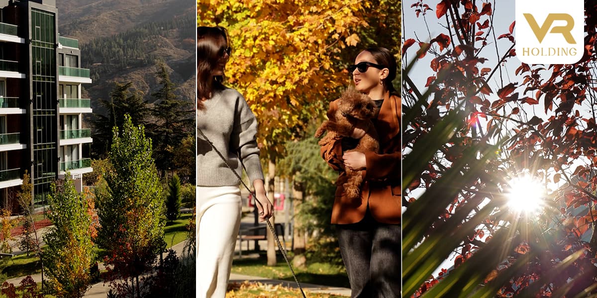 VR Krtsanisi Resort Residence — a premium class living where autumn comes to life in its most beautiful form