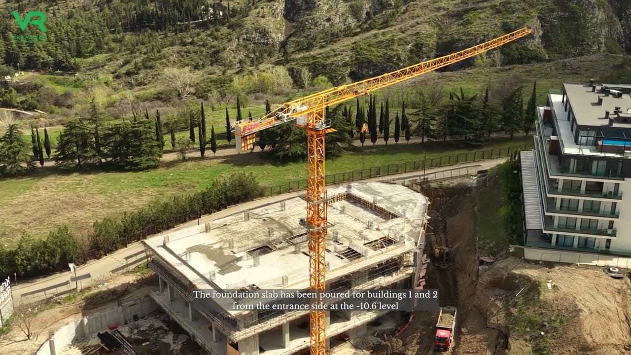 Construction of the new premium class project at VR Krtsanisi Resort Residence is actively underway in full compliance with international standards.