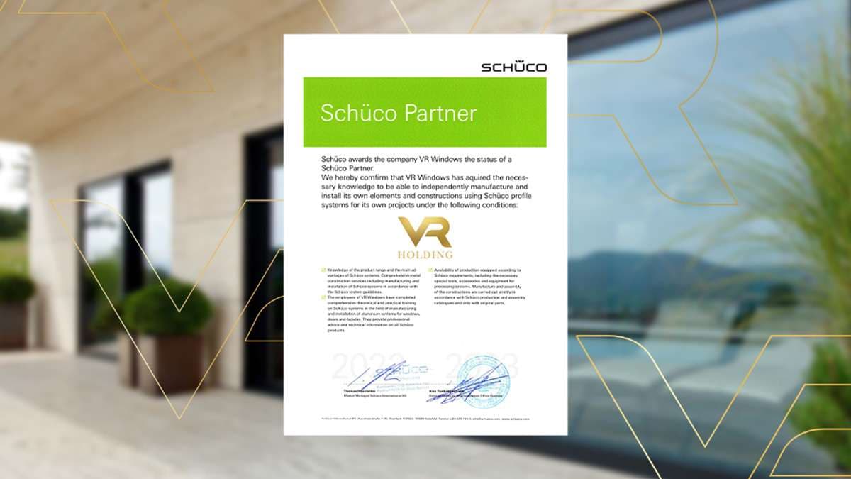 VR Holding is an official partner of the German company Schuco International