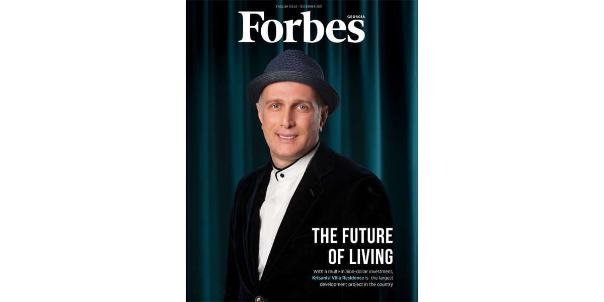 Forbes article about Noshiko Namoradze, the founder of Krtsanisi Villa Residence