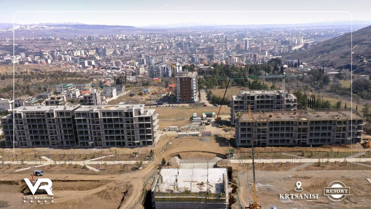Krtsanisi Resort Residence construction process of the fourth phase